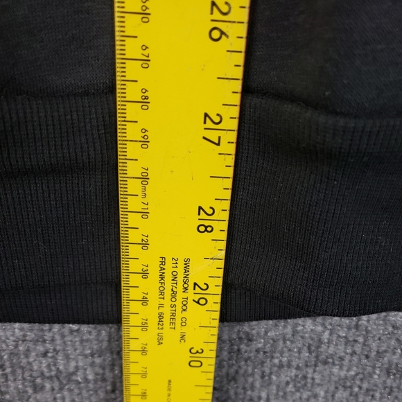 adidas Men's All Over Print Fleece Hoodie Black White - Picture 8 of 8